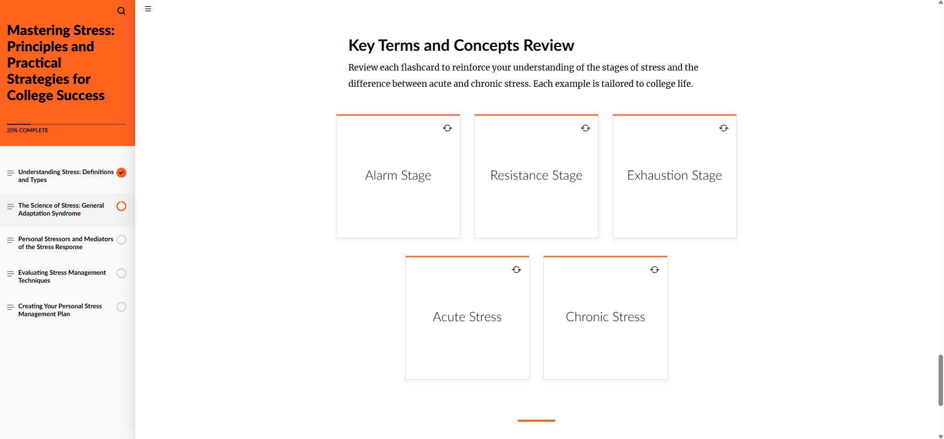 Section 2 — Flashcard key terms review